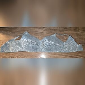 Cacique Light Blue Animal Print Bra